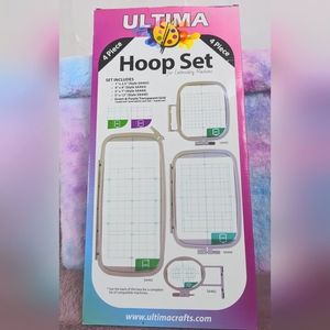 Ultima 4 Piece Embroidery Hoop Set for Brother, Innovis, & Baby Lock